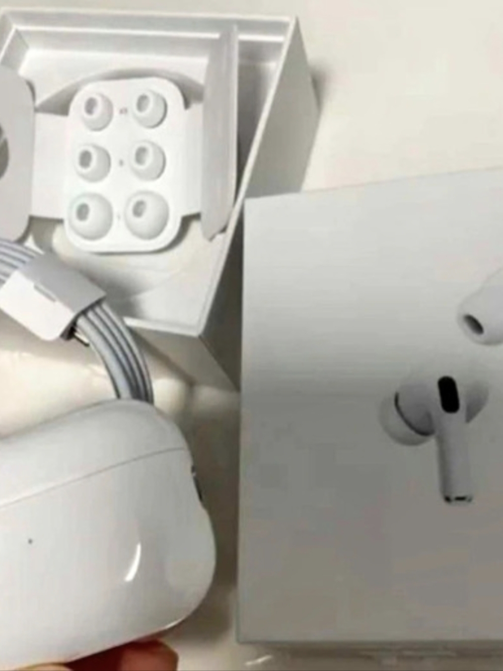 AirPods with Active Noise Cancellation Wireless Earbud Headphones in White